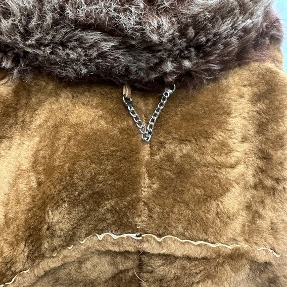 Vintage Bilgin’s High end Lambskin Leather Penny Lane Coat Medium M - Picture 8 of 16